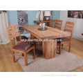 Modern Acacia Large Solid Wood Dinning Table for Restaurant